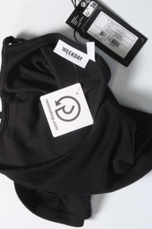 Tricou de damă Weekday, Mărime S, Culoare Negru, Preț 31,58 Lei