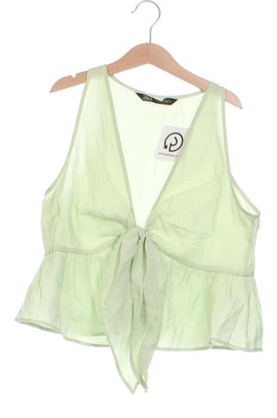 Γυναικείο αμάνικο μπλουζάκι Zara, Μέγεθος XS, Χρώμα Πράσινο, Τιμή 3,61 €