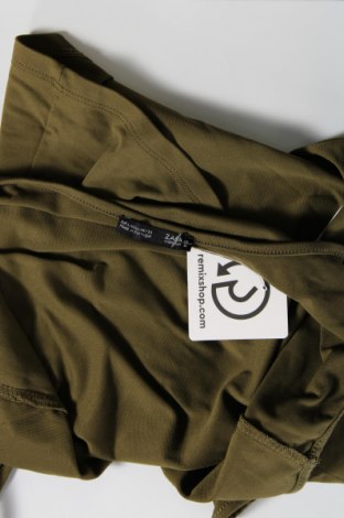 Γυναικείο αμάνικο μπλουζάκι Zara, Μέγεθος L, Χρώμα Πράσινο, Τιμή 3,42 €