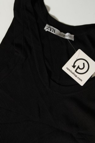Tricou de damă Zara, Mărime M, Culoare Negru, Preț 36,18 Lei