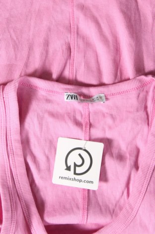 Γυναικείο αμάνικο μπλουζάκι Zara, Μέγεθος M, Χρώμα Ρόζ , Τιμή 6,00 €