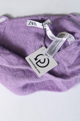 Γυναικείο αμάνικο μπλουζάκι Zara, Μέγεθος S, Χρώμα Βιολετί, Τιμή 4,22 €