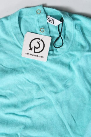 Γυναικείο αμάνικο μπλουζάκι Zara, Μέγεθος S, Χρώμα Μπλέ, Τιμή 3,81 €