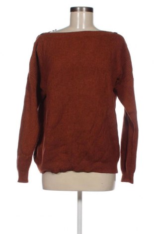 Дамски пуловер, Размер L, Цвят Кафяв, Цена 14,21 лв.
