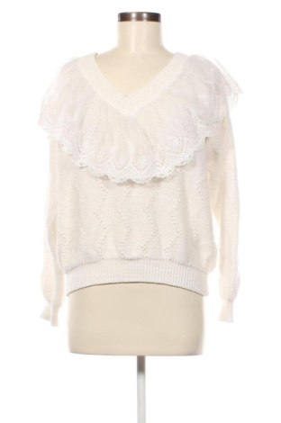 Γυναικείο πουλόβερ, Μέγεθος M, Χρώμα Λευκό, Τιμή 9,87 €