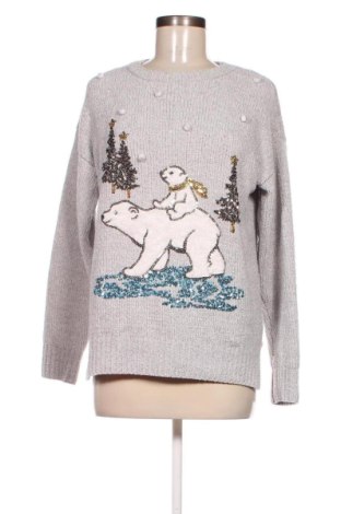 Дамски пуловер, Размер S, Цвят Сив, Цена 16,52 лв.