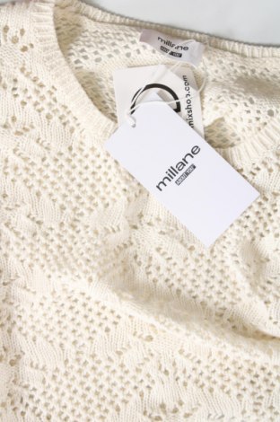 Дамски пуловер ABOUT YOU X MILLANE, Размер S, Цвят Бял, Цена 84,00 лв.