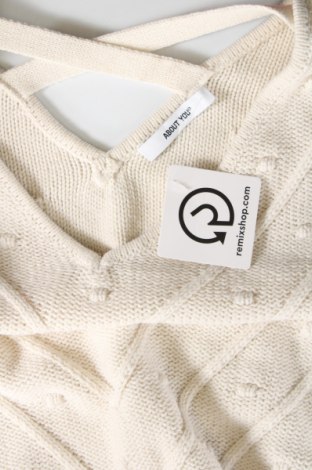Дамски пуловер About You, Размер M, Цвят Екрю, Цена 37,20 лв.