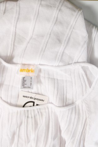 Дамски пуловер Ambria, Размер M, Цвят Бял, Цена 15,08 лв.