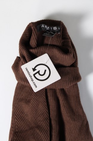 Дамски пуловер Amisu, Размер L, Цвят Кафяв, Цена 15,08 лв.