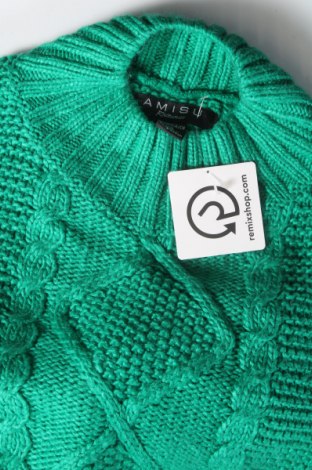 Дамски пуловер Amisu, Размер XS, Цвят Зелен, Цена 15,95 лв.