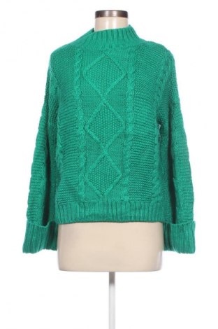 Дамски пуловер Amisu, Размер XS, Цвят Зелен, Цена 15,08 лв.