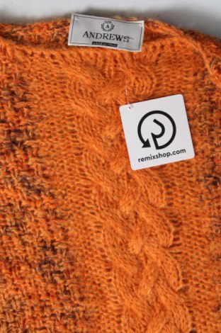 Дамски пуловер Andrews, Размер M, Цвят Оранжев, Цена 22,55 лв.