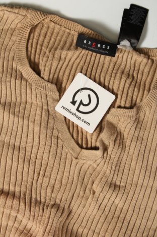 Γυναικείο πουλόβερ Axcess, Μέγεθος L, Χρώμα  Μπέζ, Τιμή 6,28 €