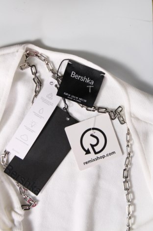 Γυναικείο πουλόβερ Bershka, Μέγεθος M, Χρώμα Λευκό, Τιμή 14,23 €