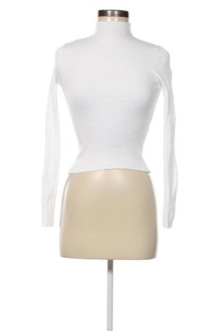Γυναικείο πουλόβερ Bershka, Μέγεθος S, Χρώμα Λευκό, Τιμή 8,79 €
