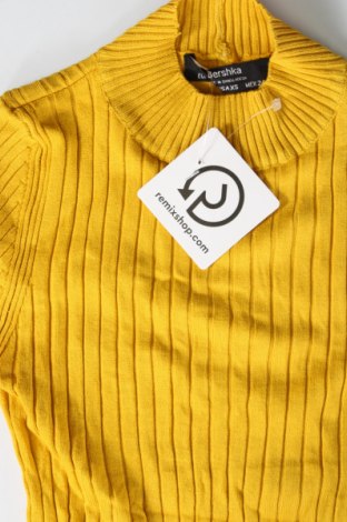 Γυναικείο πουλόβερ Bershka, Μέγεθος XS, Χρώμα Κίτρινο, Τιμή 9,33 €