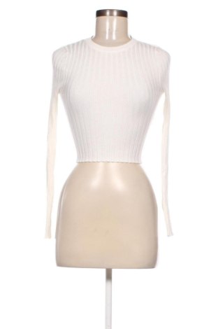Γυναικείο πουλόβερ Bershka, Μέγεθος S, Χρώμα Λευκό, Τιμή 6,28 €