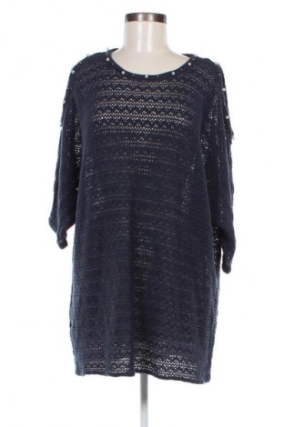 Γυναικείο πουλόβερ Bpc Bonprix Collection, Μέγεθος 4XL, Χρώμα Μπλέ, Τιμή 8,97 €