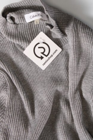 Дамски пуловер Calvin Klein, Размер L, Цвят Сив, Цена 72,00 лв.