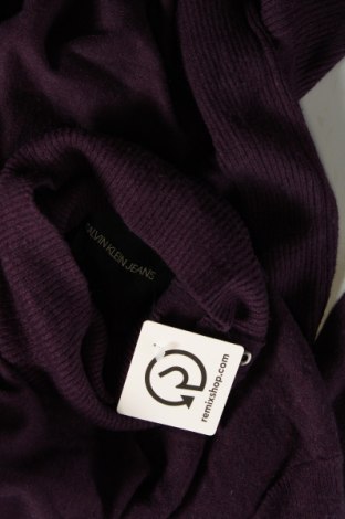Дамски пуловер Calvin Klein Jeans, Размер M, Цвят Лилав, Цена 53,30 лв.