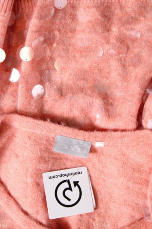 Γυναικείο πουλόβερ Canda, Μέγεθος L, Χρώμα Ρόζ , Τιμή 9,33 €