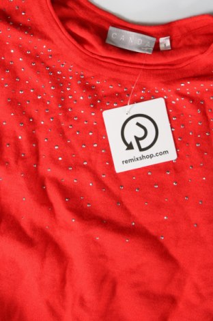Γυναικείο πουλόβερ Canda, Μέγεθος S, Χρώμα Κόκκινο, Τιμή 9,33 €