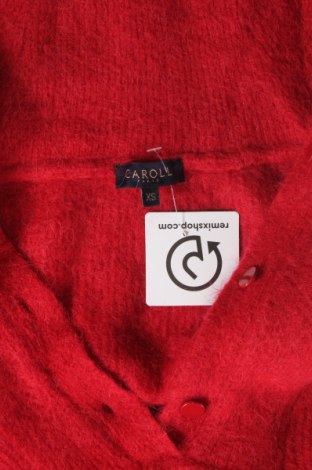 Дамски пуловер Caroll, Размер XS, Цвят Червен, Цена 43,40 лв.