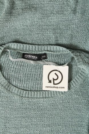 Γυναικείο πουλόβερ Colours Of The World, Μέγεθος XXS, Χρώμα Μπλέ, Τιμή 10,76 €