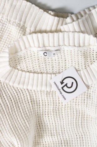 Дамски пуловер Cubus, Размер M, Цвят Бял, Цена 15,08 лв.