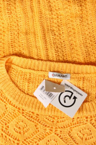 Damski sweter Damart, Rozmiar XL, Kolor Żółty, Cena 95,63 zł