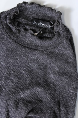 Γυναικείο πουλόβερ Derek Heart, Μέγεθος S, Χρώμα Γκρί, Τιμή 9,87 €