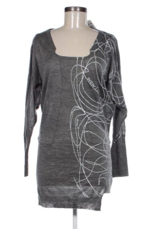 Γυναικείο πουλόβερ Desigual, Μέγεθος L, Χρώμα Γκρί, Τιμή 26,85 €