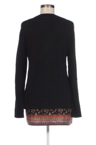Дамски пуловер Desigual, Размер M, Цвят Черен, Цена 35,75 лв.