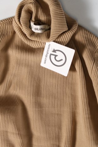 Дамски пуловер Dilvin, Размер S, Цвят Бежов, Цена 15,08 лв.