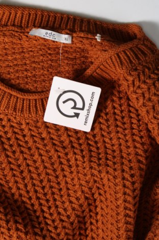Damski sweter Edc By Esprit, Rozmiar XL, Kolor Brązowy, Cena 85,24 zł
