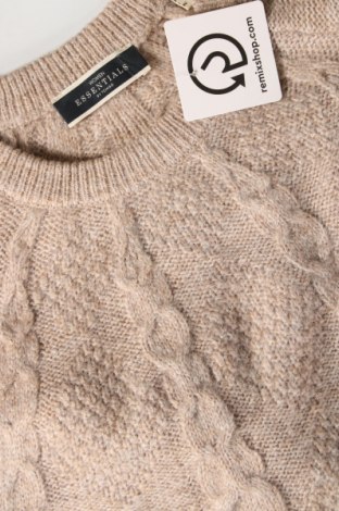Дамски пуловер Essentials by Tchibo, Размер XL, Цвят Бежов, Цена 18,85 лв.