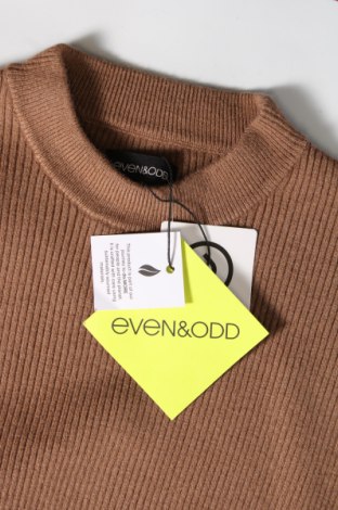 Дамски пуловер Even&Odd, Размер M, Цвят Кафяв, Цена 27,60 лв.