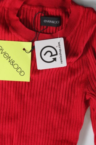 Γυναικείο πουλόβερ Even&Odd, Μέγεθος XS, Χρώμα Κόκκινο, Τιμή 16,00 €
