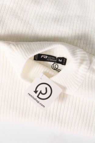 Дамски пуловер Fb Sister, Размер M, Цвят Бял, Цена 15,08 лв.