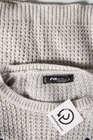 Γυναικείο πουλόβερ Fb Sister, Μέγεθος L, Χρώμα Γκρί, Τιμή 9,87 €