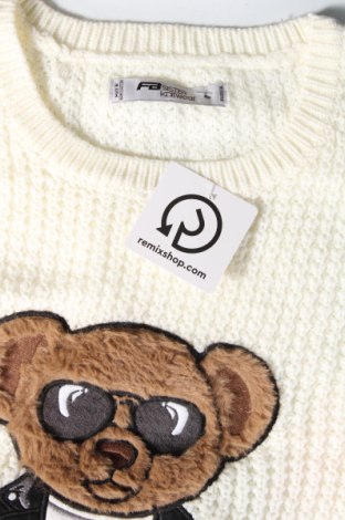 Дамски пуловер Fb Sister, Размер L, Цвят Бял, Цена 15,95 лв.