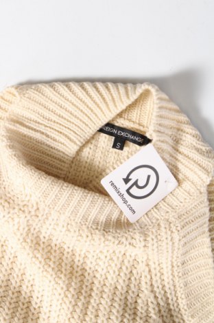 Дамски пуловер Foreign Exchange, Размер S, Цвят Бежов, Цена 8,97 лв.