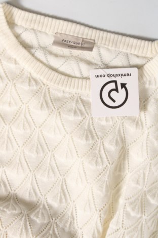 Дамски пуловер Free Quent, Размер M, Цвят Бял, Цена 21,32 лв.