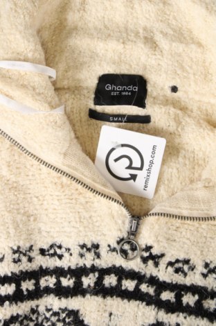 Дамски пуловер Ghanda, Размер S, Цвят Бежов, Цена 22,55 лв.