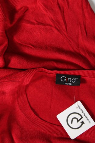 Дамски пуловер Gina, Размер L, Цвят Червен, Цена 15,95 лв.