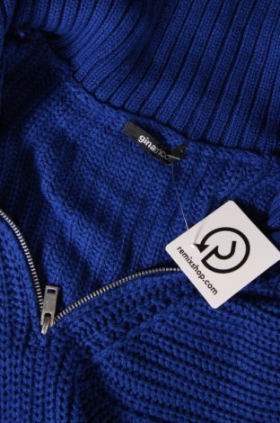 Γυναικείο πουλόβερ Gina Tricot, Μέγεθος L, Χρώμα Μπλέ, Τιμή 8,68 €