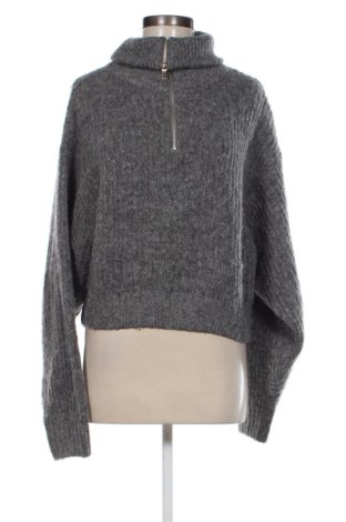 Дамски пуловер Gina Tricot, Размер M, Цвят Сив, Цена 13,23 лв.