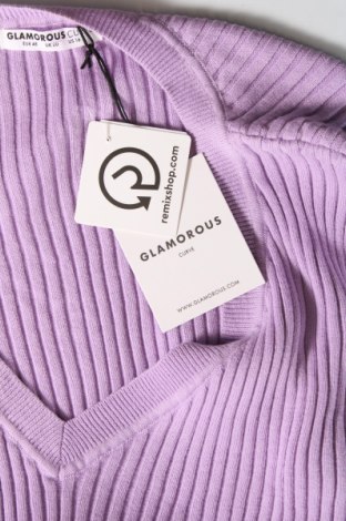Γυναικείο πουλόβερ Glamorous, Μέγεθος XXL, Χρώμα Βιολετί, Τιμή 31,16 €