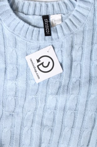 Дамски пуловер H&M Divided, Размер S, Цвят Син, Цена 15,95 лв.
